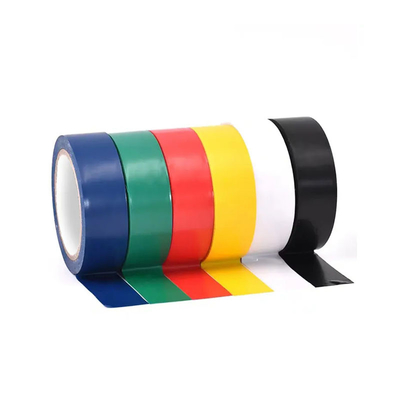 الشريط الكهربائي PVC العزل مثبطات اللهب أحمر أزرق أصفر