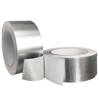 لهب مقاوم للماء الشريط رقائق الألومنيوم HVAC المطاط لاصق الألياف الزجاجية الشريط