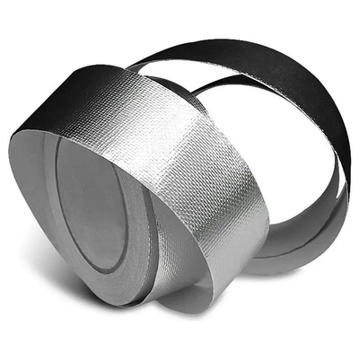 لهب مقاوم للماء الشريط رقائق الألومنيوم HVAC المطاط لاصق الألياف الزجاجية الشريط