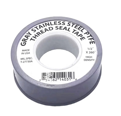 رمادي 100٪ تفلون PTFE شريط عازل 19 مم شريط Ptfe