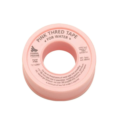 الشريط PTFE تفلون الموضوع الملون 100٪ PTFE الموضوع ختم الشريط