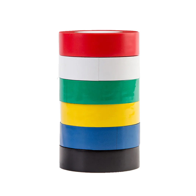شريط كهربائي PVC شديد التحمل مخصص مثبطات اللهب الأسود